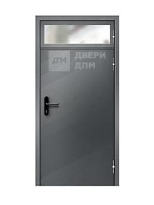 Противопожарная дверь ДПМ-01 1-го типа глухая однопольная с фрамугой